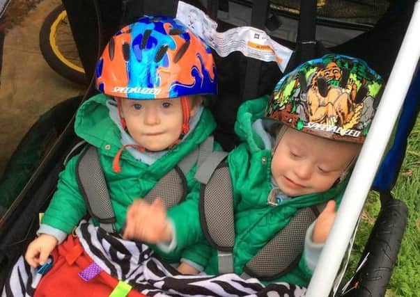 LIEFLINE: The twins in their buggy