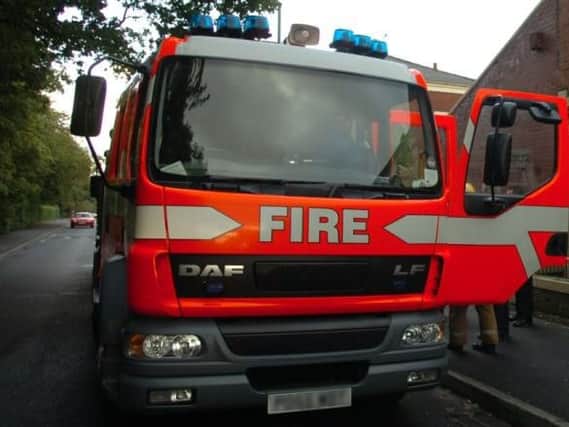 One person was taken to hospital after the chip pan fire