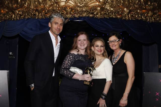 Lisa Lilley wins the Scratch Star Mobile Nailist of the Year award