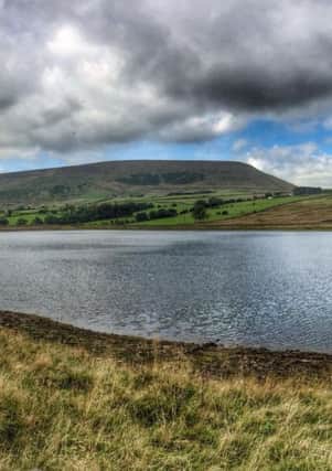y A view from Black Moss reservoir to Pendle Hill pic: S. Willoughby