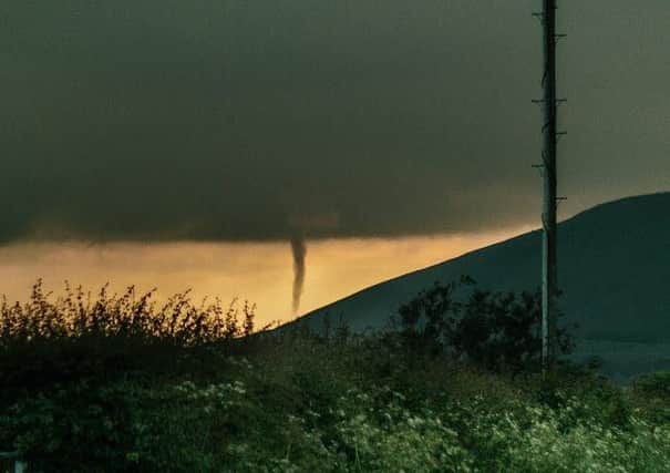 Reader Lee Parkinson sent this picture of a tornado at Parlick, near Chipping