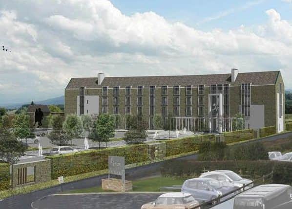Artist's image of the planned hotel for Crow Wood Leisure