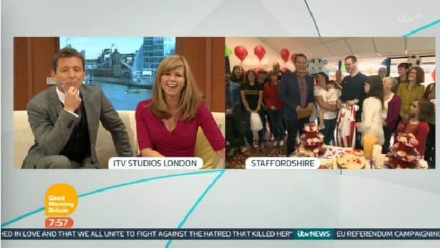 Good Morning Britain surprises inspirational dad Ben Ashworth from Preston live on air ahead of Fathers Day