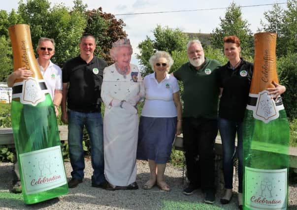 L to R. Gordon Harter Chair of Kepple Lane Park Trust and fellow trustees, Andrew Brown, Joan Baptie, Joe Gilmour and Annette Brown
Photo Credit Lynn Harter