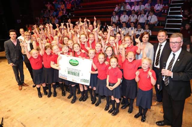 Last Choir Singing - victorous winners Tarelton Community Primary School