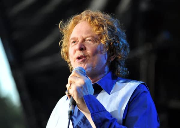 Simply Red were due to perform