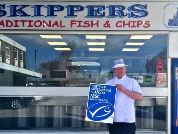 Andrew Crook, owner of Skippers Traditional Fish and Chips