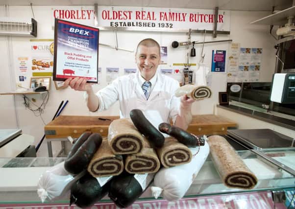 Chorley butcher Chris Brown who is featured in the new cook book