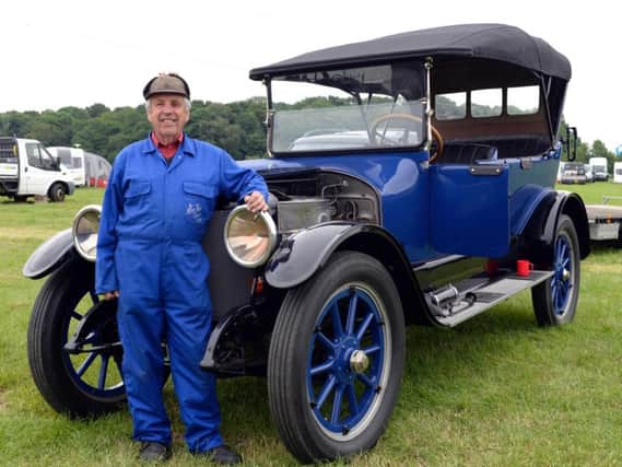 Roderick Robinson of Pilling with his 1917 Stanley 730 steam car