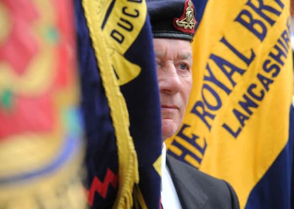 Photo Neil Cross
Standard Bearer at Prestons Armed Forces Day celebrations