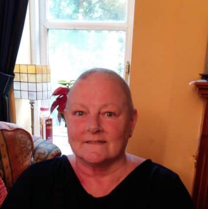 Kathryn Bromilow, from Clayton-Le-Woods, thanks her husban Paul for supporting her whilst she undergoes breast cancer treatment.