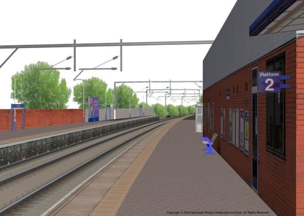 Line improvements: Visual of how Chorley station may look when electrified. PHOTO: NETWORK RAIL