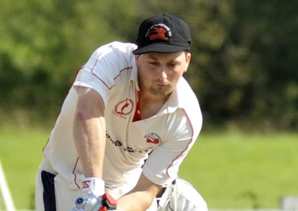 Garstang's Michael Walling was among the runs against Vernon Carus