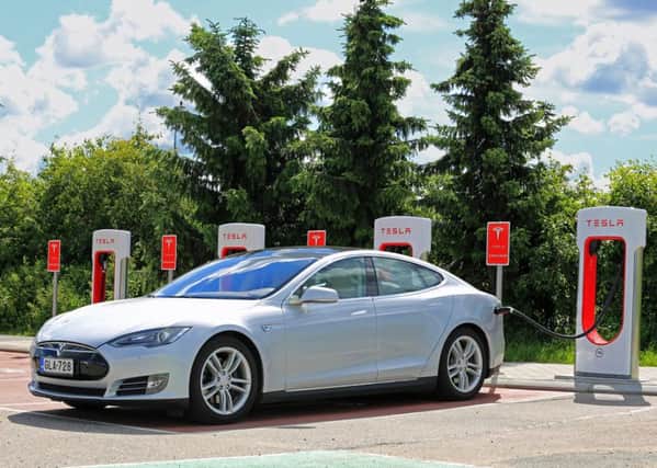 Tesla car