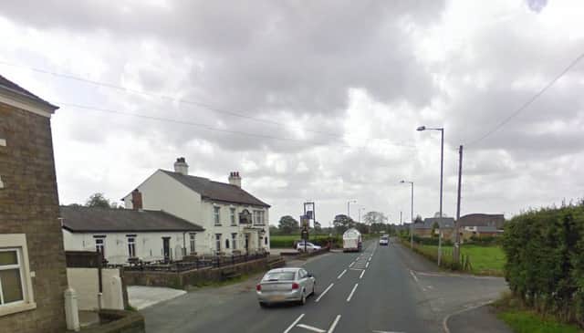 Fatal crash outside the White Bull pub in Preston Road, Alston.
Image courtesy of Google.