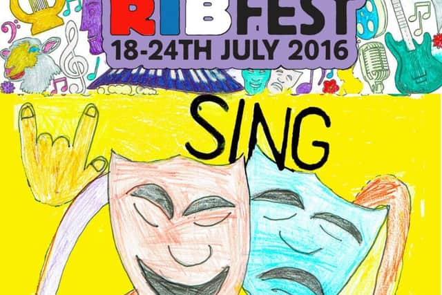 Ribfest poster designed by Isabelle Parkinson