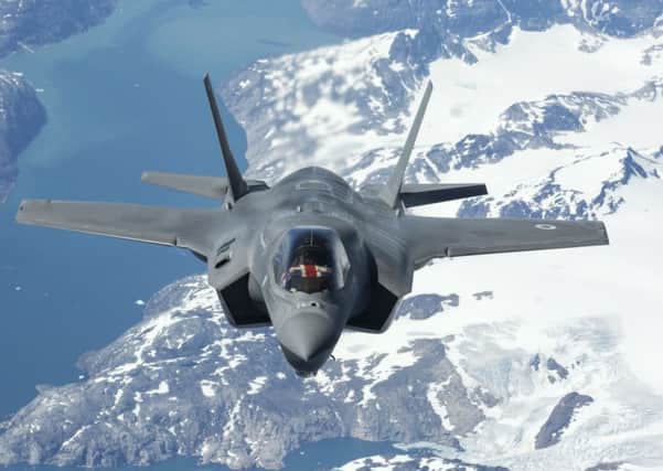 STEALTH: The F-35, parts of which are built at Samlesbury, Lancashire