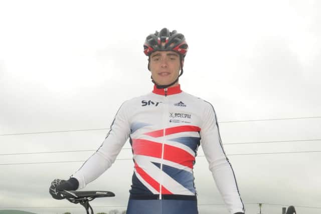 Olympic Gold Medalist Steven Burke tries out the new cycle track which is named after him.