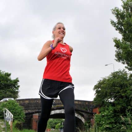 Photo Neil Cross
Sarah Walton, 36, a zumba instructor, was diagnosed with a heart defect after feeling dizzy and blacking out. She is passionate about exercise and people keeping their hearts strong and healthy and has raised more than Â£3,000 for Heart Research UK in the past few months through fundraising