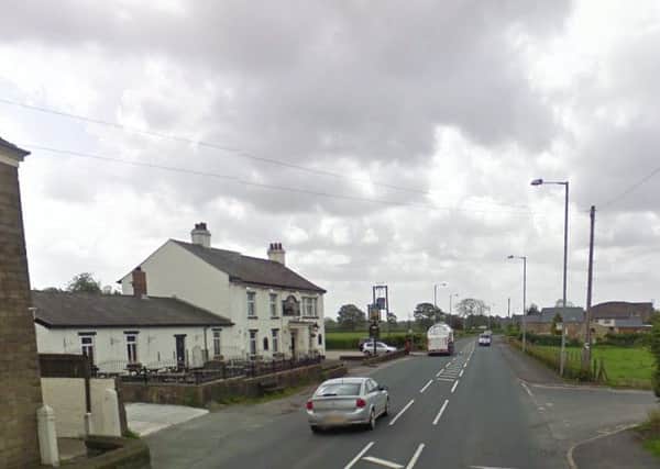 Fatal crash outside the White Bull pub in Preston Road, Alston.Image courtesy of Google.