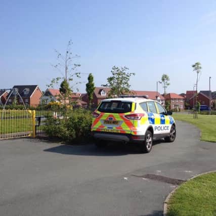 Police deal with 'diabetic' needles found on the Unity Place Play Area in Buckshaw Village.
