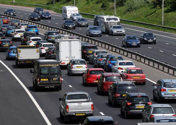 Preston-bound traffic at a virtual standstill on the M6