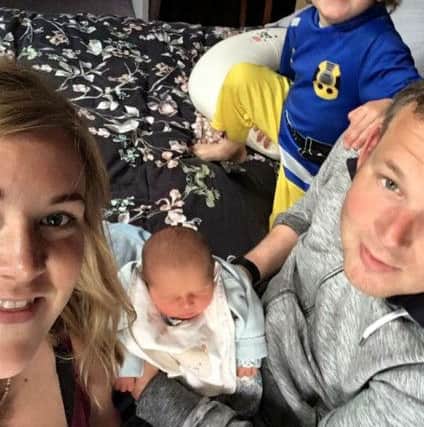Andrew Hartley, 37, who was in a car accident when he was 17 which left him paralysed.Doctors told Andrew his chances of having children naturally were very slim - but he is now a proud dad-of-two.