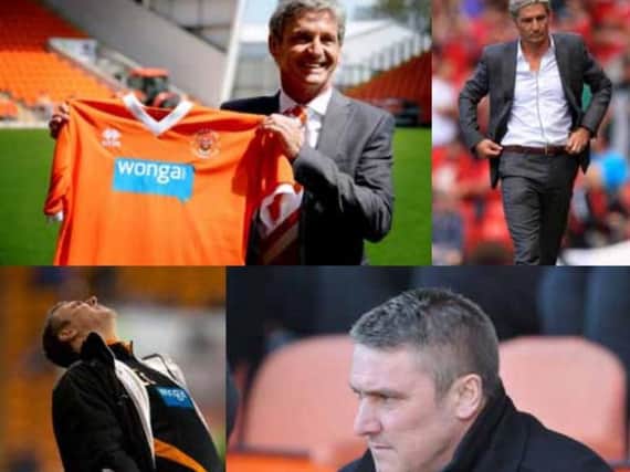 Jose Riga, top, and Lee Clark, above, both managed the Tangerines in 2014/15