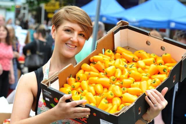 Photo Neil Cross Feast for Peace, a community food festival on the Flag Market, Preston Lisa Marten