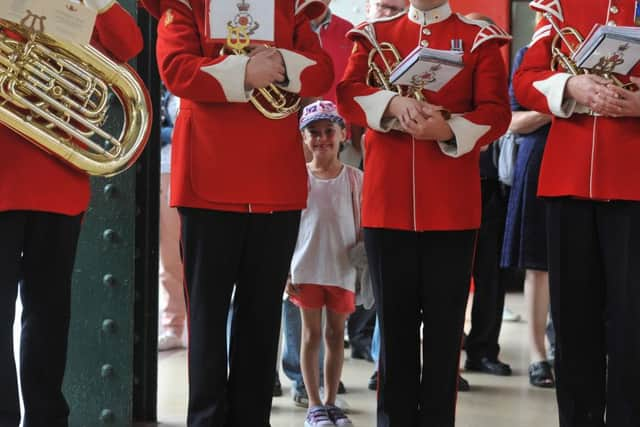 Photo Neil Cross
The Preston Pals War Memorial service at Preston station