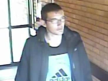 CLUES: Clear CCTV image of the suspect