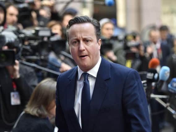 Prime Minister David Cameron took a risk and lost it all, says a reader. See letter