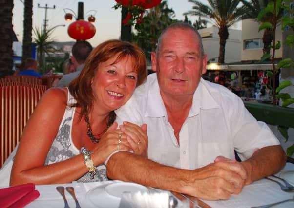 Jakki Smith and her partner John Bulloch