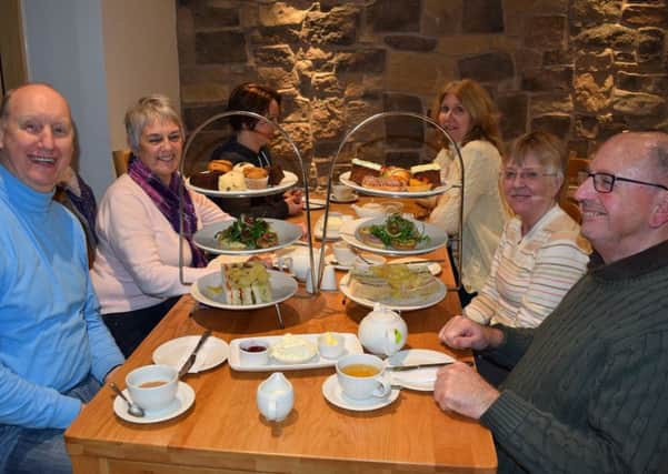 An afternoon tea with Dotcom Walkers at the Mill