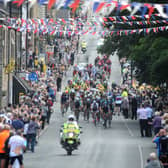 Crowds turn out to watch stage 2 of the Tour of Britain  pass through Longridge. The tour was a major tourist draw for the county