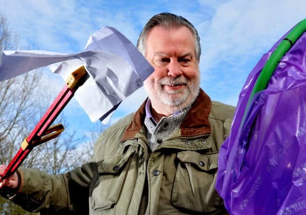 Coun Peter Mullineaux at a recent Clean for the Queen event in Leyland