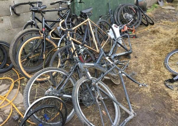 Officers from South Ribble Neighbourhood Policing team uncovered a bike chop-shop on Howick Cross Lane, Penwortham.