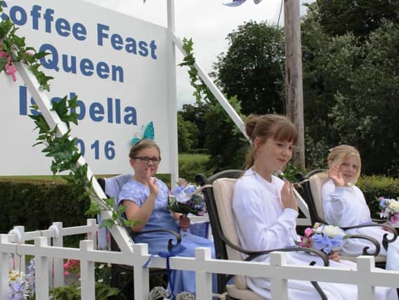Pilling Coffee Feast Queen Isabella Webster and her retinue