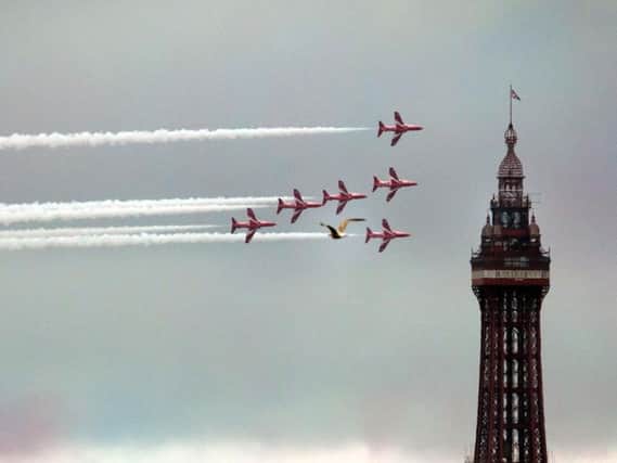 The Red Arrows in Blackpool