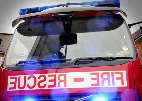 Firefighters from Sunderland Community Fire Station were called to a fire at a terraced house on Tunstall Terrace, New Silksworth.