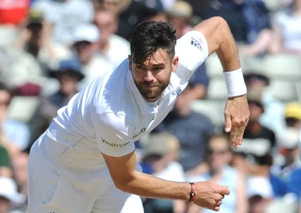 Anderson on  five of the third Test match