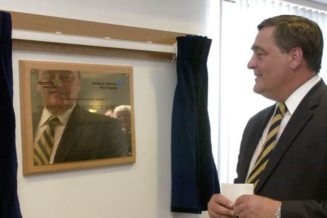 The Duke of Westminster officially opens the Â£2.5 million Macmillan Cancer unit at Blackpool Victoria Hospital.