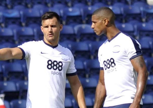In pre-season action with Jermaine Beckford