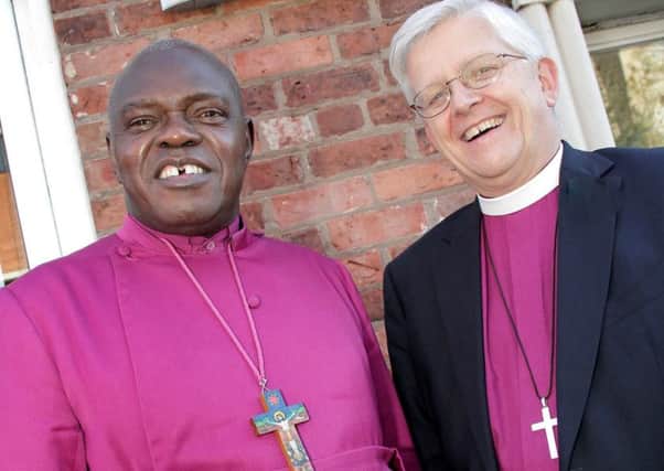 The Archbishop of York and Bishop Julian Henderson.