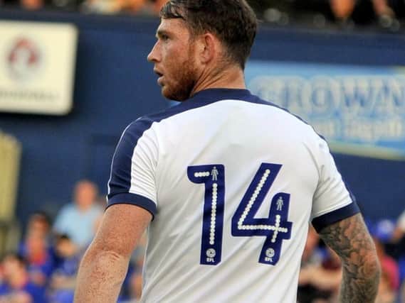 PNE striker Joe Garner