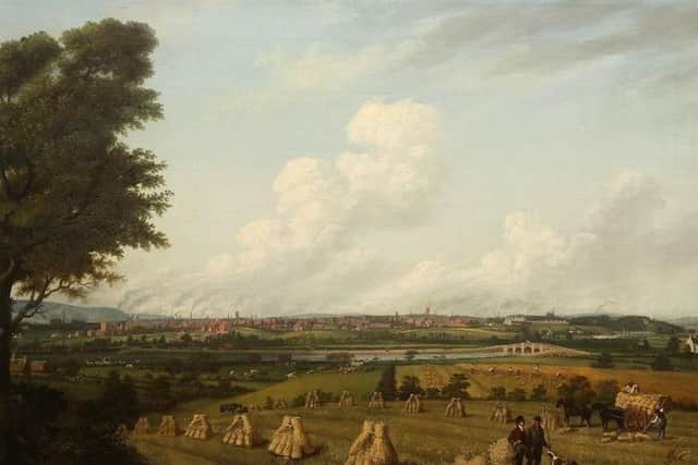 View of Preston from Penwortham Hill, which is back on display at the Harris