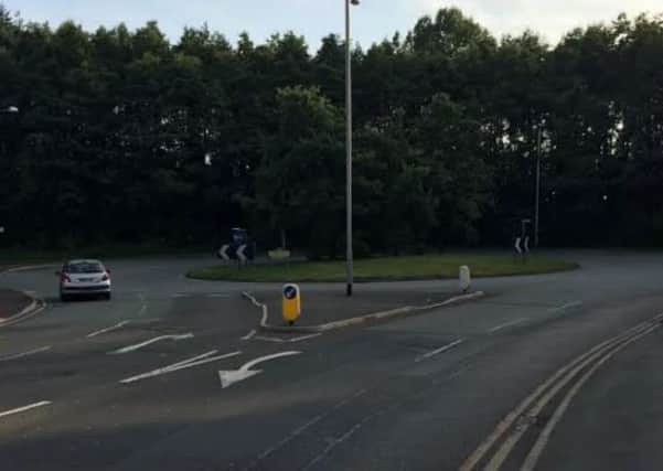 Roundabout on Eastway, Fulwood.