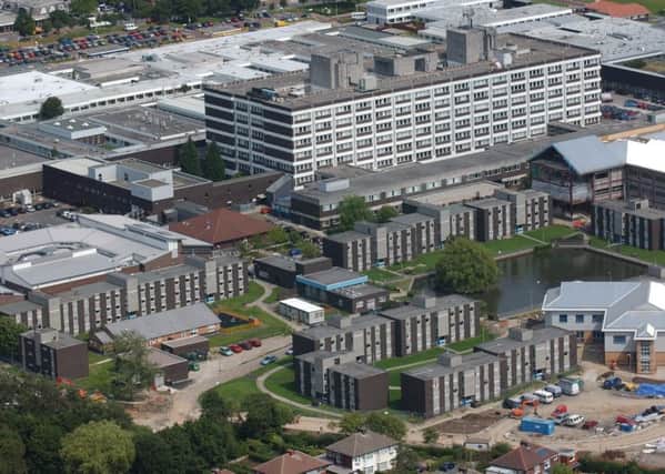 VIEW: An aerial shot of Royal Preston Hospital