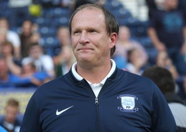 Preston North End's manager Simon Grayson.
