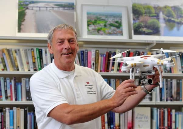 Different view: Paul Wane, of AirXdrones.com, is staging an exhibition of his aerial pictures in Knott End Library